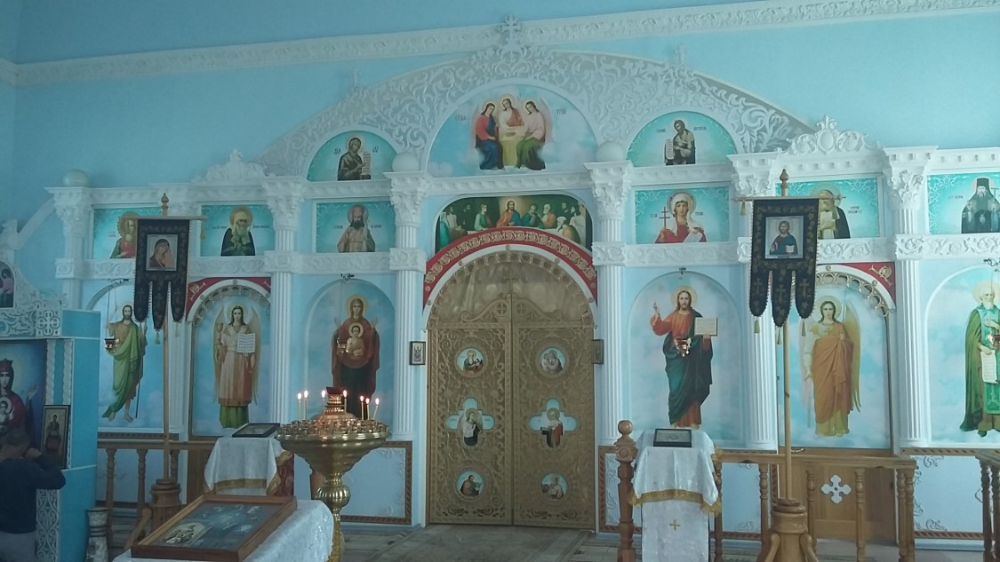 Сарыагаш. Церковь Николая Чудотворца. интерьер и убранство
