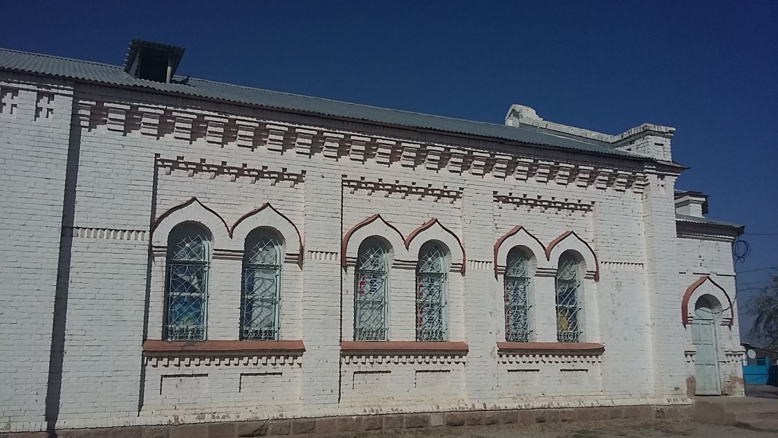 Неизвестная церковь, Караспан (Обручевка) (Туркестанская область, Казахстан). архитектурные детали