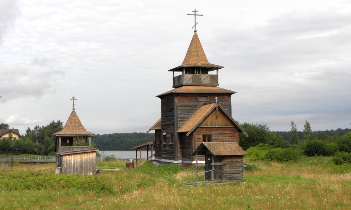 Церковь Сергия Радонежского, Анненское, урочище (Кировский район, Ленинградская область). фасады