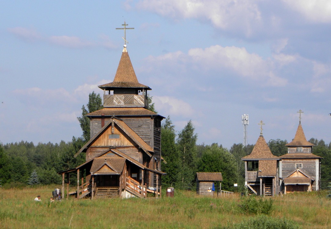 Церковь Сергия Радонежского, Анненское, урочище (Кировский район, Ленинградская область). фасады