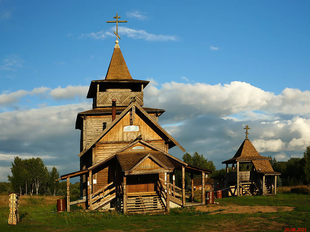 Церковь Сергия Радонежского, Анненское, урочище (Кировский район, Ленинградская область). фасады