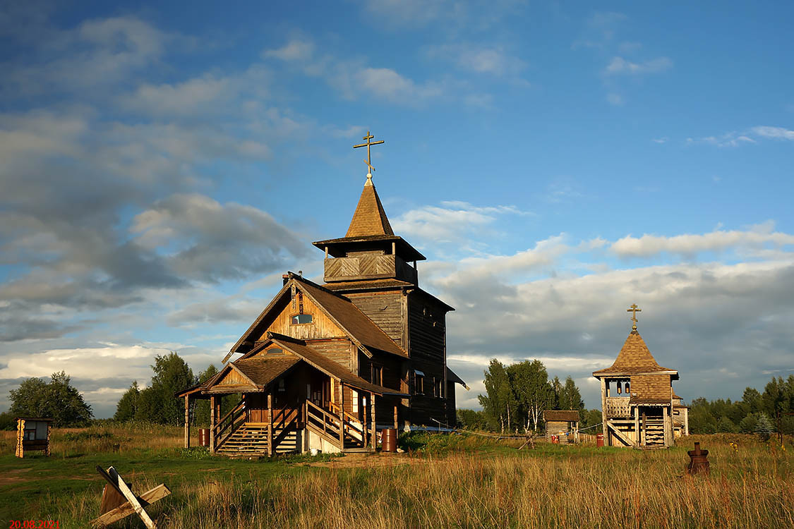 Церковь Сергия Радонежского, Анненское, урочище (Кировский район, Ленинградская область). фасады