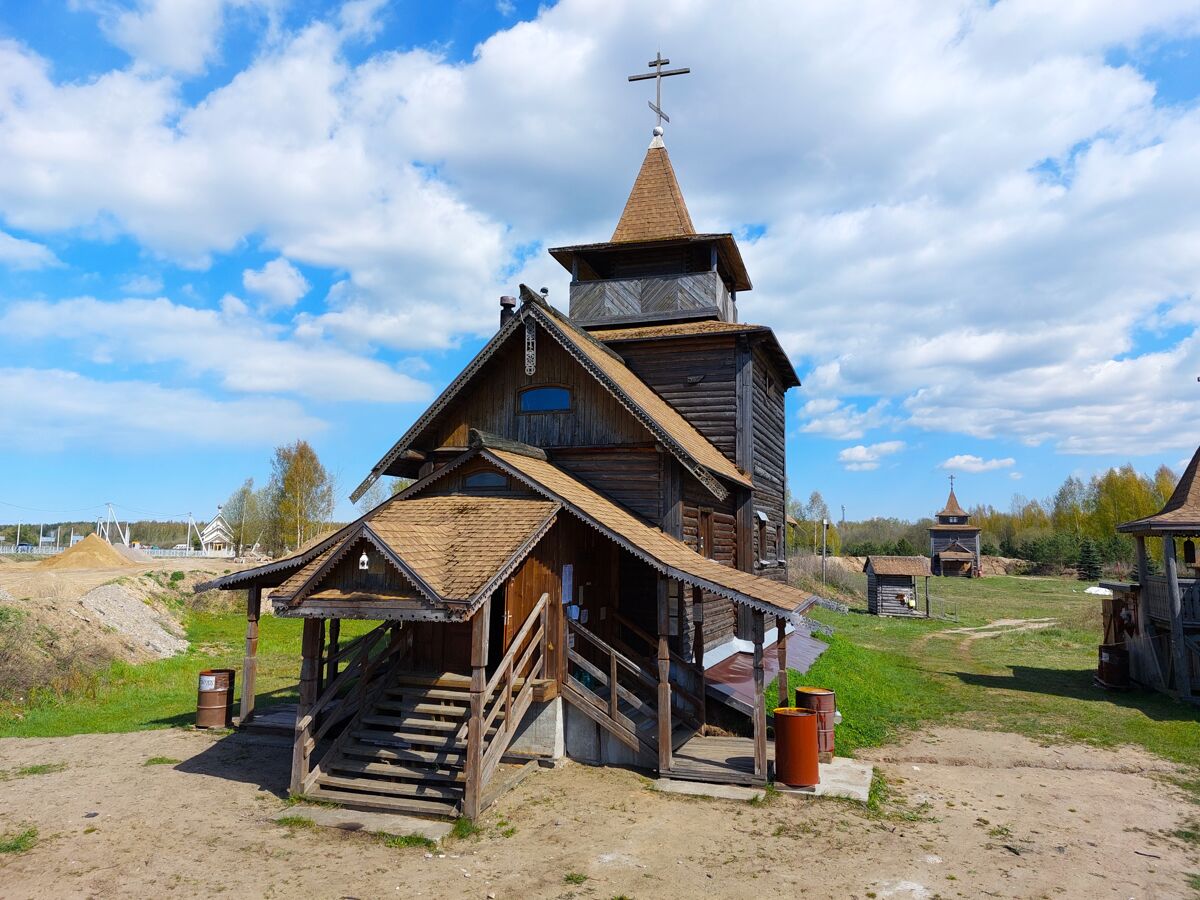 Церковь Сергия Радонежского, Анненское, урочище (Кировский район, Ленинградская область). фасады