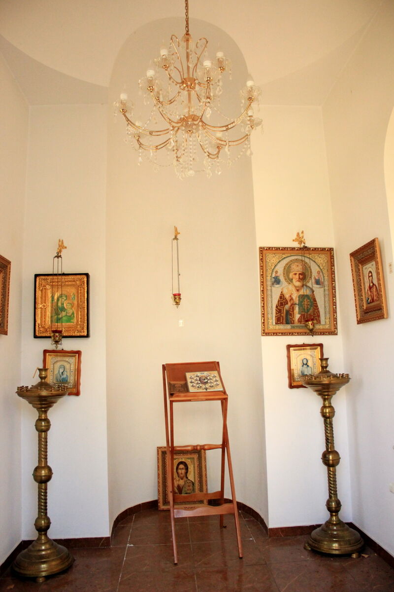 Часовня Николая Чудотворца, Ессентукская (Предгорный район, Ставропольский край). интерьер и убранство