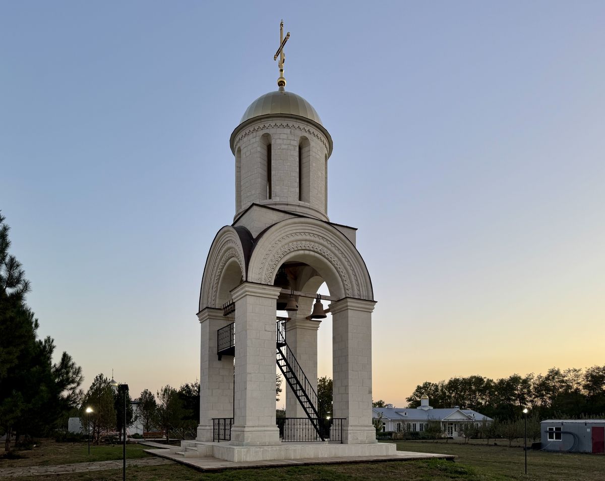 Звонница, дополнительная информация. Церковь Владимира равноапостольного, Аргатов (Усть-Лабинский район, Краснодарский край)