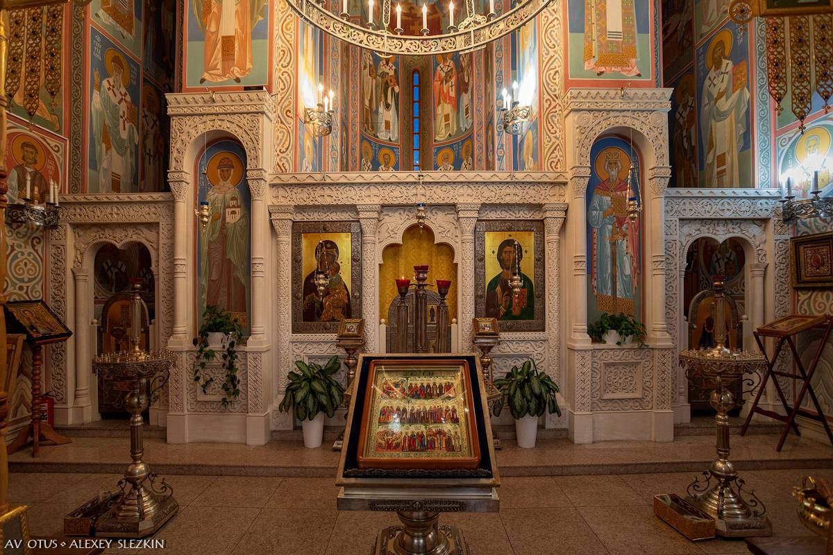 интерьер и убранство. Церковь Владимира равноапостольного, Аргатов (Усть-Лабинский район, Краснодарский край)