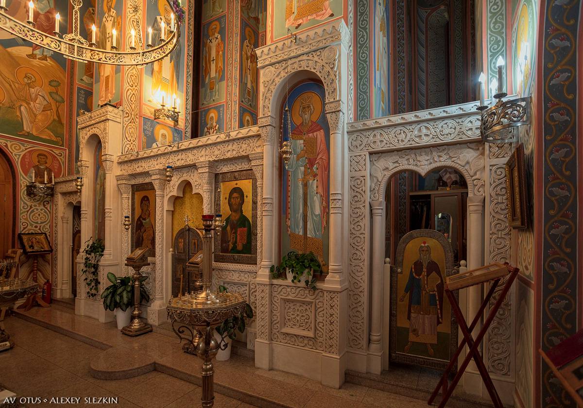 интерьер и убранство. Церковь Владимира равноапостольного, Аргатов (Усть-Лабинский район, Краснодарский край)