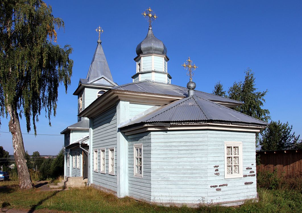 Церковь Покрова Пресвятой Богородицы, Покровская (Вельский район, Архангельская область). фасады