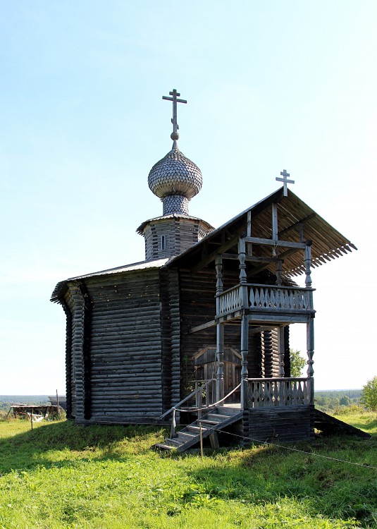 Часовня Троицы Живоначальной, Рубчевская (Устьянский район, Архангельская область). фасады