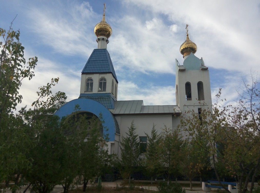 Церковь Всех Святых, в земле Российской просиявших, Учкудук (Узбекистан, Прочие страны). фасады, Личное фото