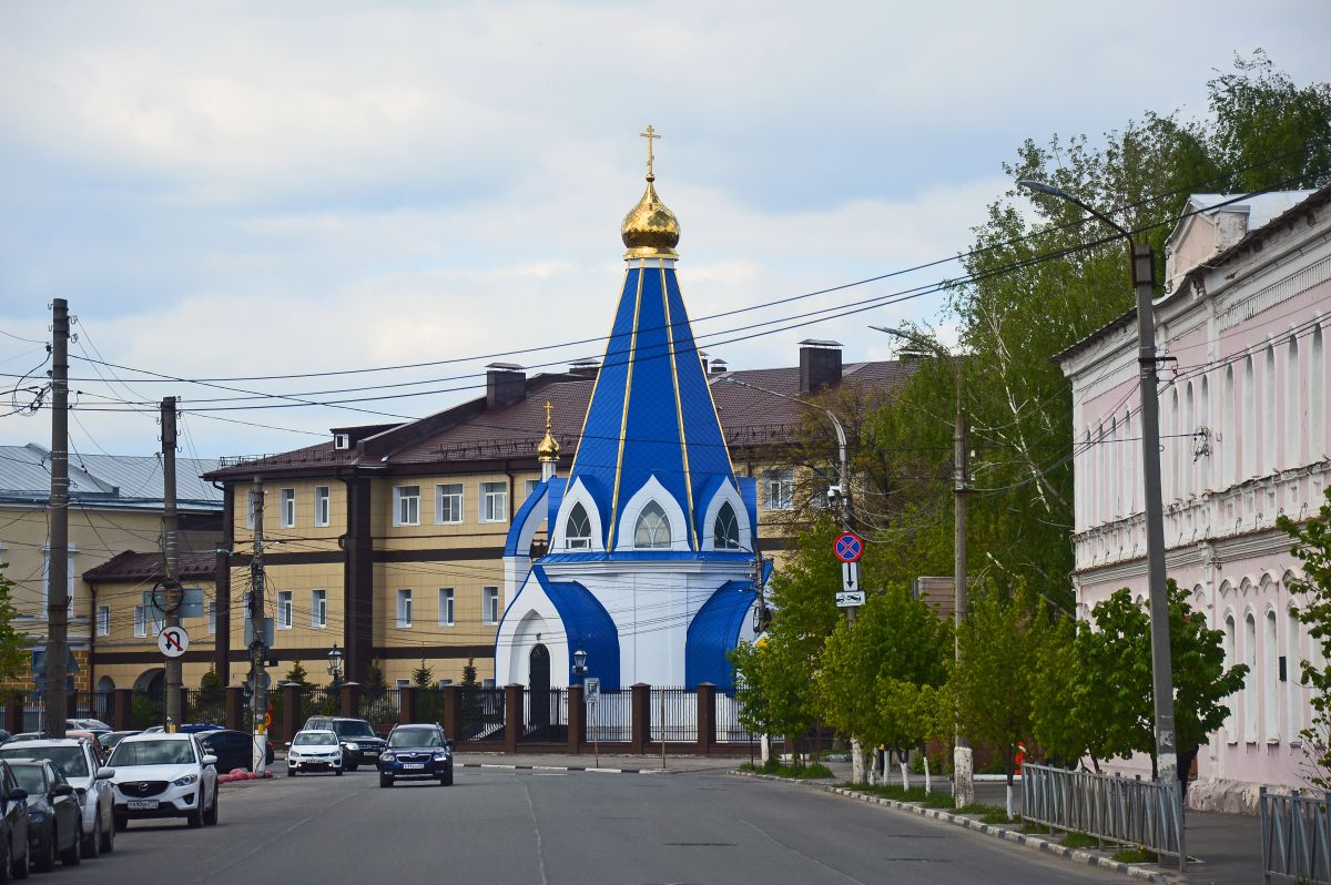 Церковь Георгия Победоносца при РВВДКУ, Рязань (Рязань, город, Рязанская область). фасады