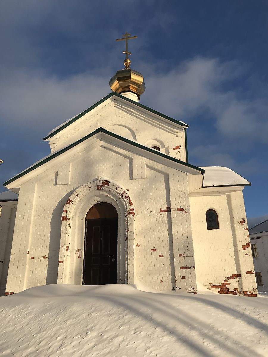 архитектурные детали. Троицкий Антониев Сийский мужской монастырь. Церковь Николая II, Царя-страстотерпца, Монастырь (Холмогорский район, Архангельская область)