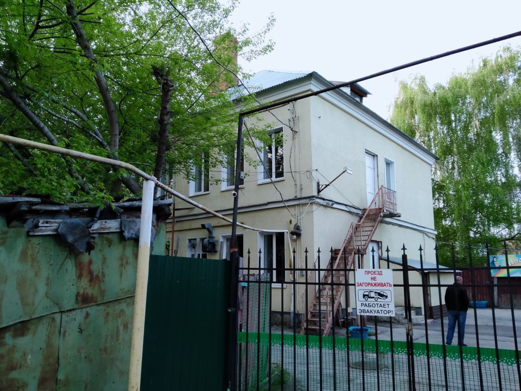 Домовая церковь Василия, епископа Рязанского, Рязань (Рязань, город, Рязанская область). фасады, здание детского сада, где размещается храм (на тер. доступа нет)