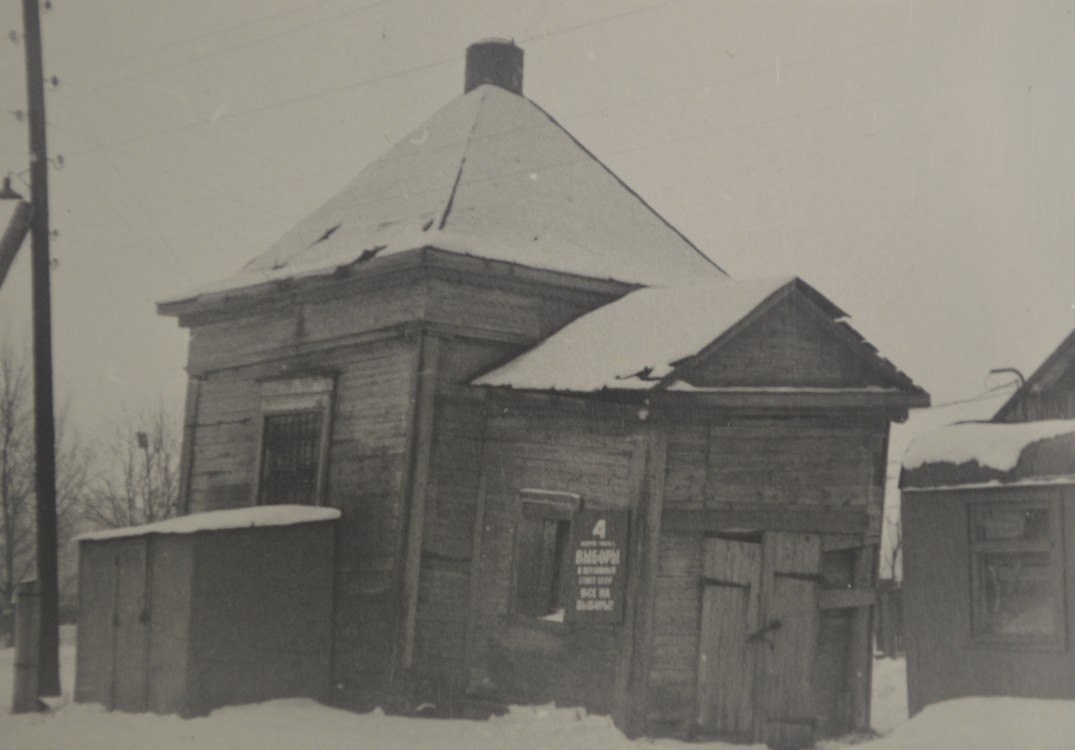 Часовня Сергия Радонежского, Стариково (Конаковский район, Тверская область). документальные фотографии, Деревянная часовня Сергия Радонежского