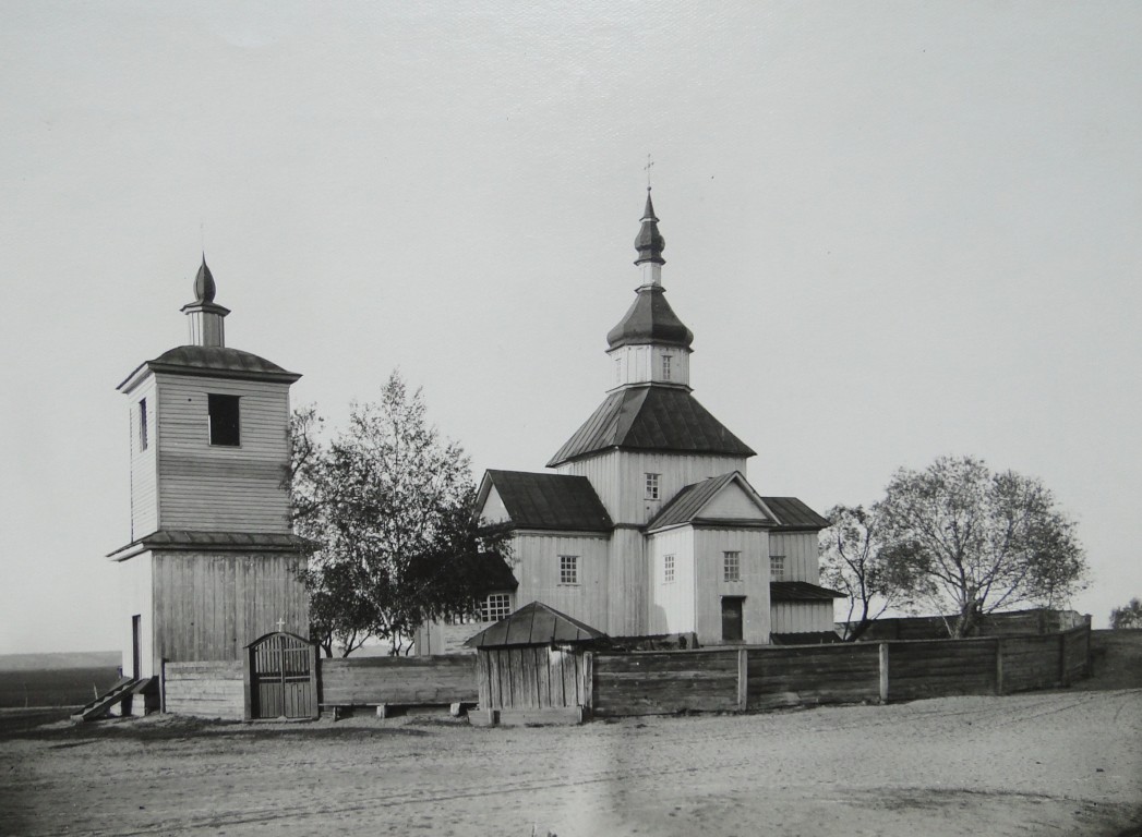 Церковь Покрова Пресвятой Богородицы, Пироговка (Шосткинский район, Украина, Сумская область). архивная фотография, Фото Павла Николаевича  Жолтовского, 1930 г.