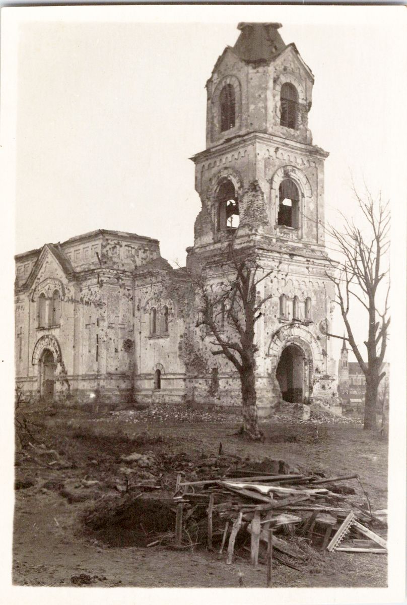 Собор Воскресения Христова, Фастов (Фастовский район, Украина, Киевская область). архивная фотография, Вид с северо-запада. Фото 1941 г. с аукциона e-bay.de