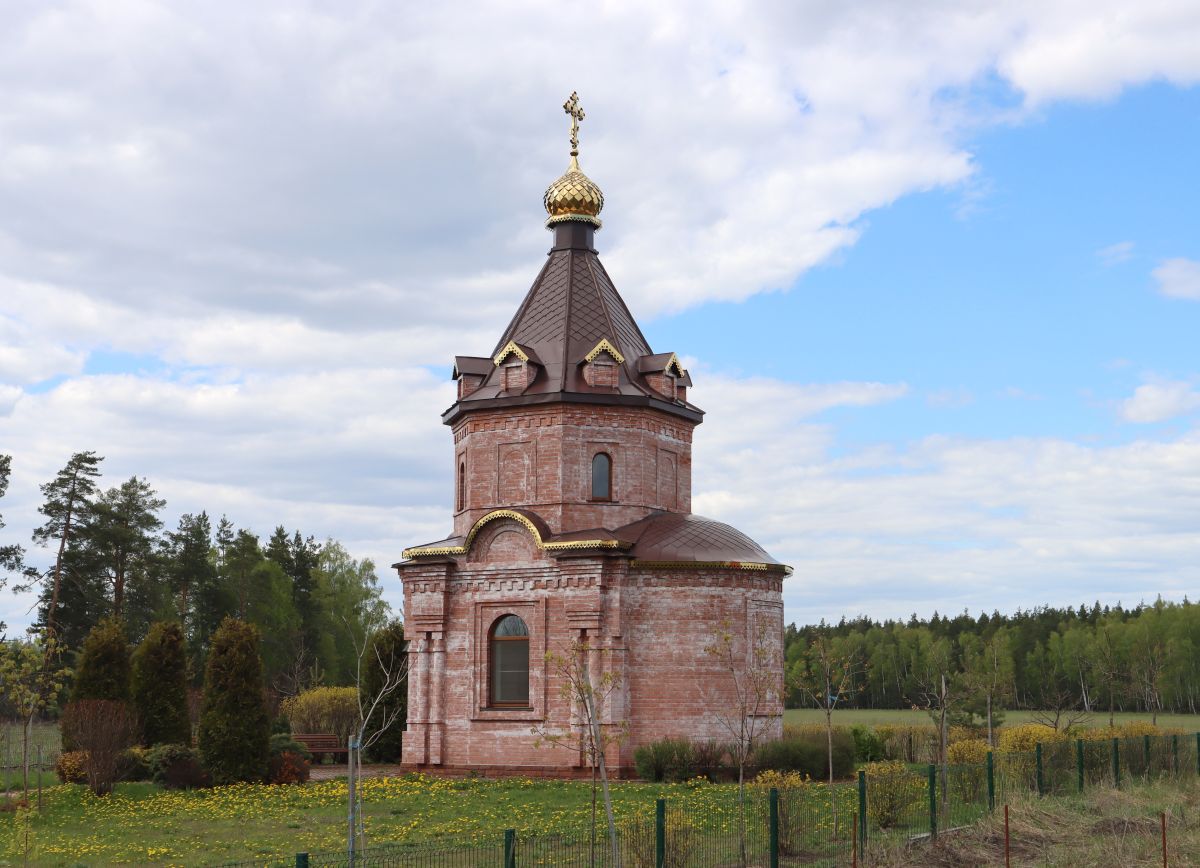 Часовня Казанской иконы Божией Матери, Острово (Орехово-Зуевский городской округ, Московская область). фасады, Вид с юго-востока
