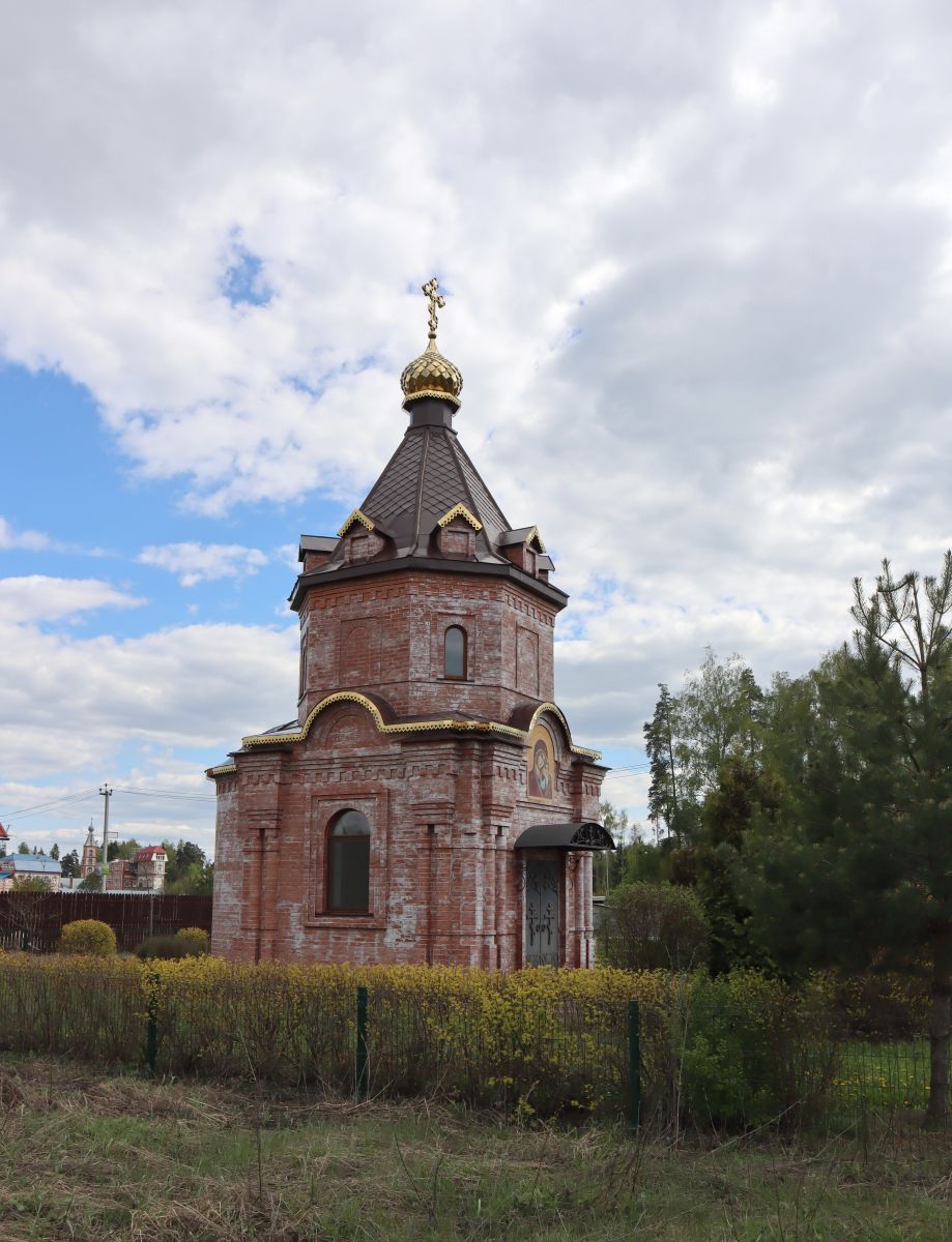 Часовня Казанской иконы Божией Матери, Острово (Орехово-Зуевский городской округ, Московская область). фасады, Вид с северо-запада