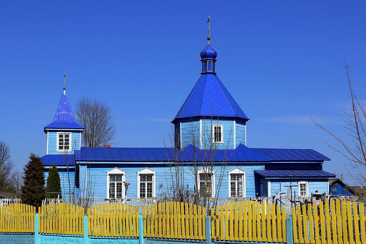 фасады. Церковь Покрова Пресвятой Богородицы, Хотимск (Хотимский район, Беларусь, Могилёвская область)
