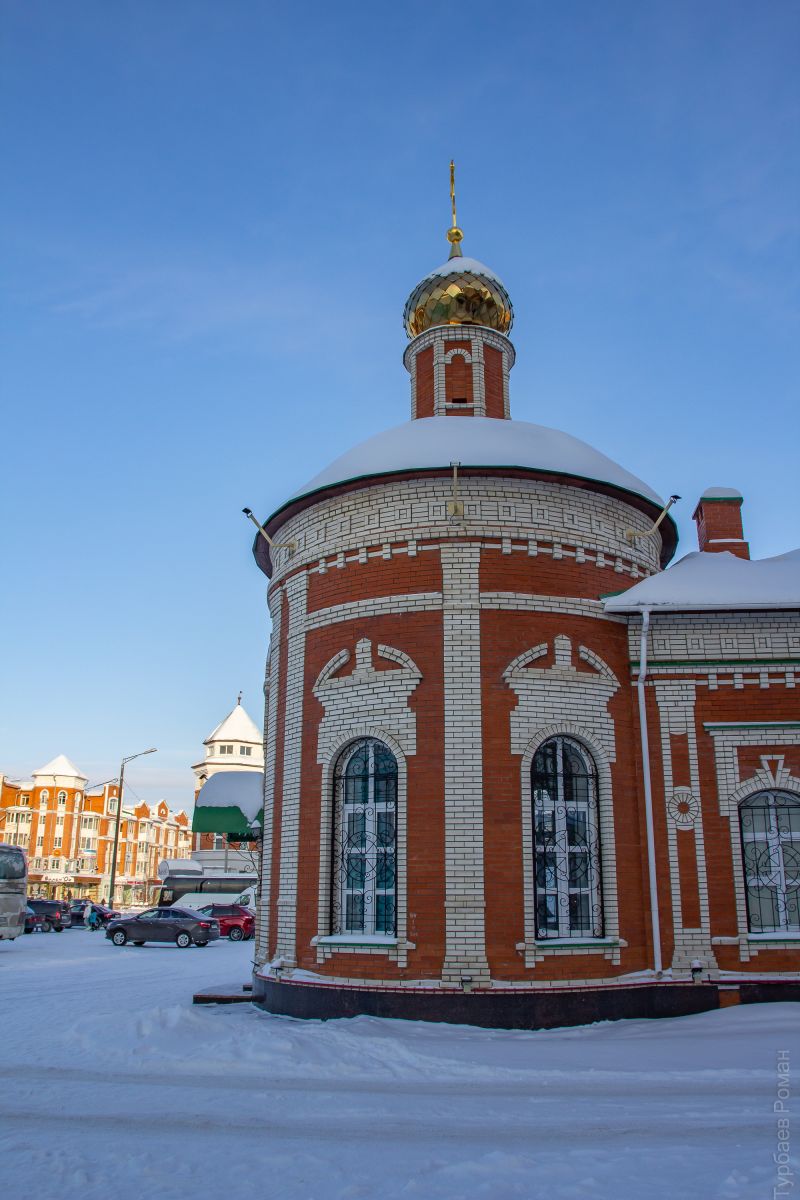 Часовня Александра Невского, Йошкар-Ола (Йошкар-Ола, город, Республика Марий Эл). архитектурные детали, Вид с юга