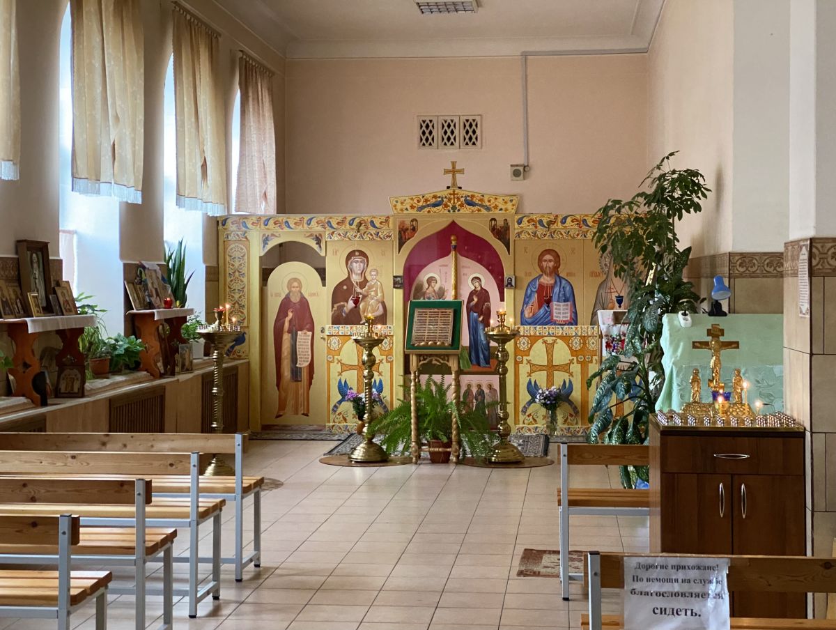 Часовня Елисаветы Феодоровны на вокзале Калуга - Сергиев Скит, Калуга (Калуга, город, Калужская область). интерьер и убранство, Общий вид помещения