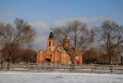 Церковь Петра и Павла (новая), Панорама церкви Петра и Павла (новая).<br>, Шушенское, Шушенский район, Красноярский край