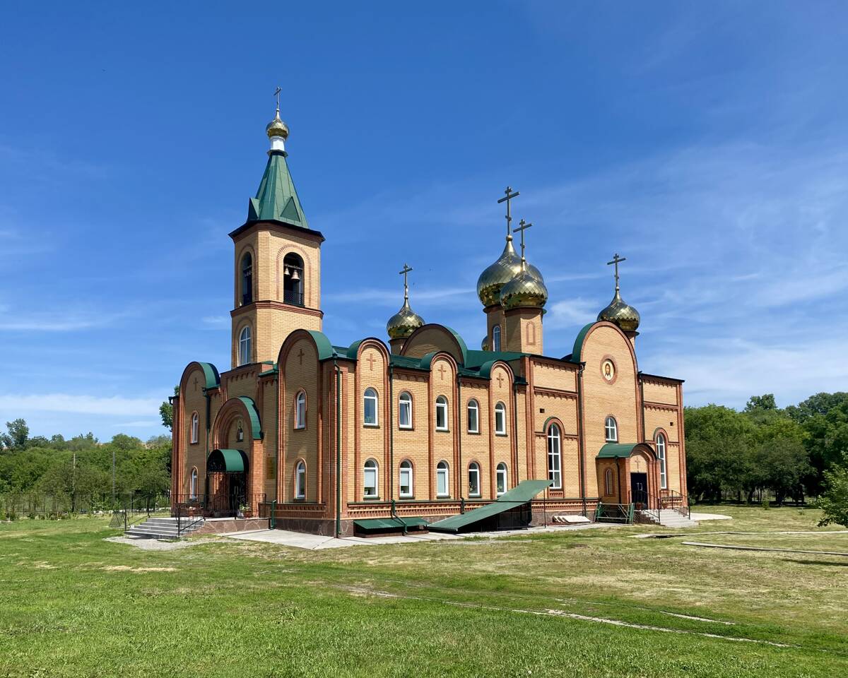 Церковь Петра и Павла (новая), Шушенское (Шушенский район, Красноярский край). фасады, Вид с ЮЗ