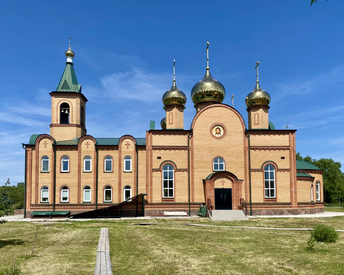 Церковь Петра и Павла (новая), Шушенское (Шушенский район, Красноярский край). фасады, Вид с юга