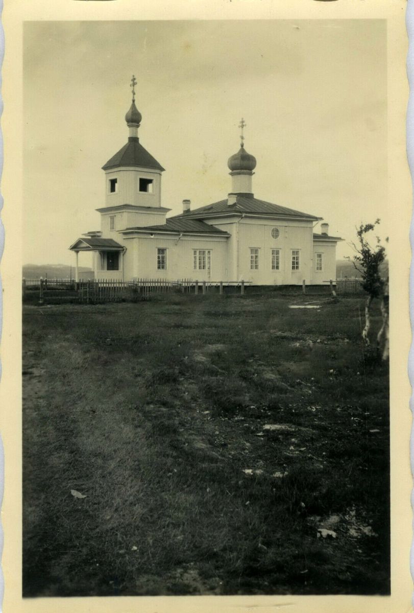 Церковь Николая Чудотворца и Андрея Первозванного, Печенга (Печенгский район, Мурманская область). архивная фотография, Фото 1941 г. с аукциона e-bay.de