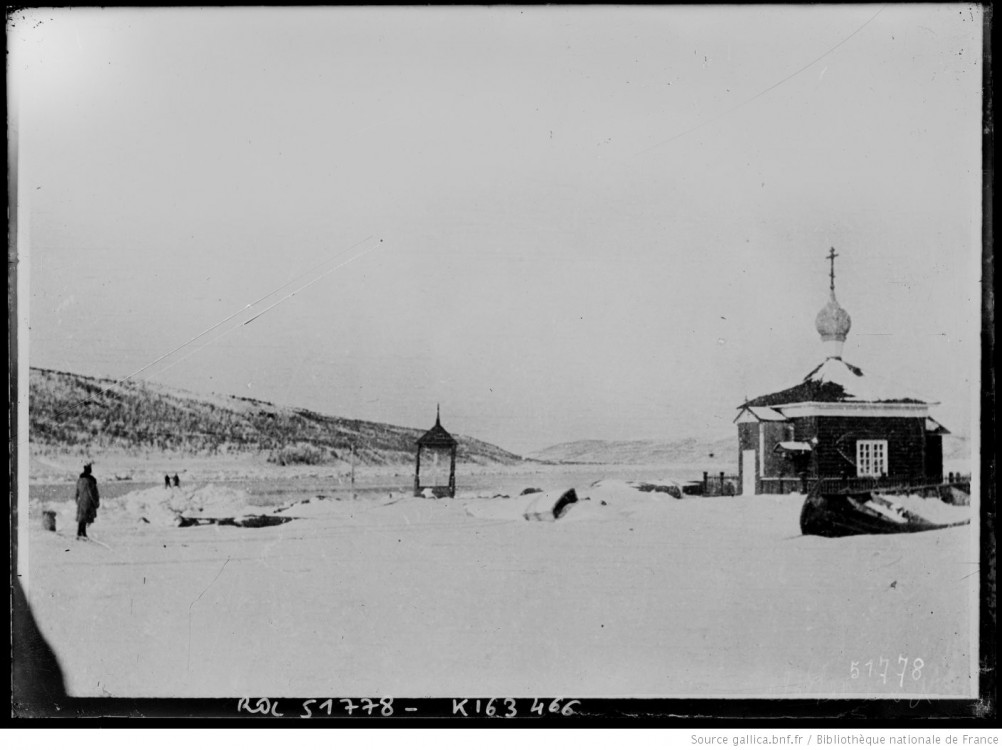 Кола. Часовня Трифона Печенгского. архивная фотография, 1918. Фото из фондов 