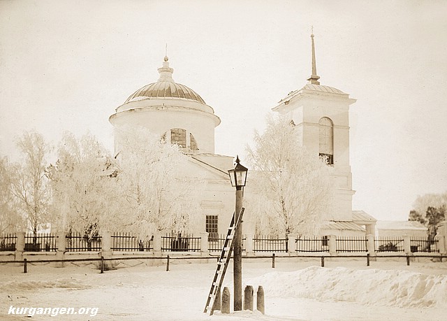 Церковь Троицы Живоначальной, Кипель (Юргамышский район, Курганская область). архивная фотография, Фото 1900-ых годов из архива Татьяны Свиреповой