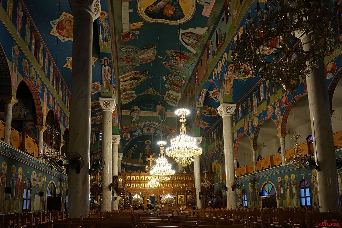Церковь Андрея Первозванного, Эмба (Пафос, Кипр). интерьер и убранство