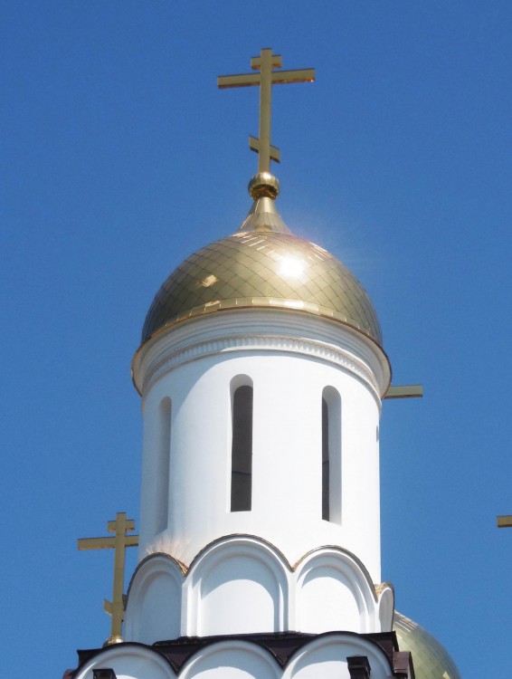 Церковь Николая Чудотворца, Запорожская (Темрюкский район, Краснодарский край). архитектурные детали, Завершение колокольни храма