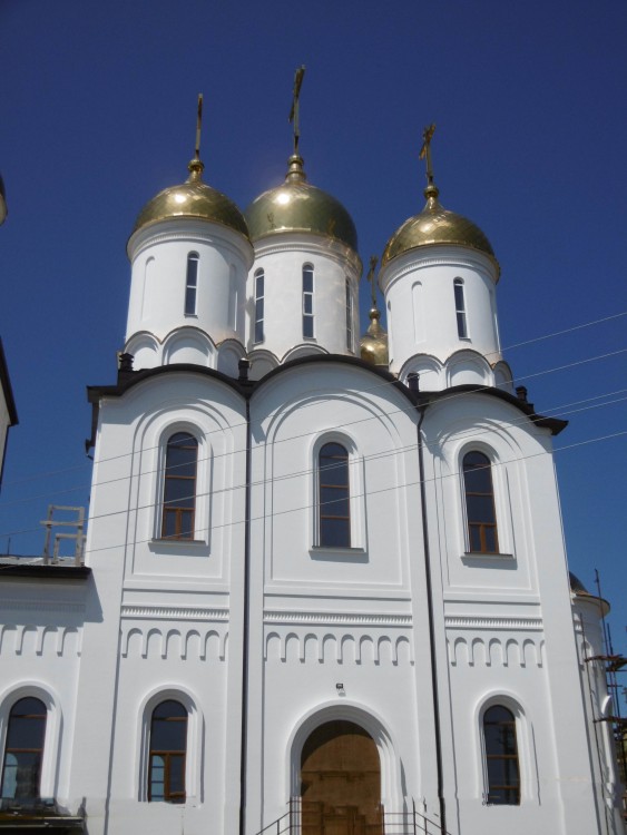 Церковь Николая Чудотворца, Запорожская (Темрюкский район, Краснодарский край). фасады, Южный фасад основного объема храма