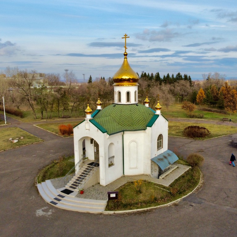 Часовня Илии Муромца, Красноярск (Красноярск, город, Красноярский край). фасады, Вид с ЮЗ