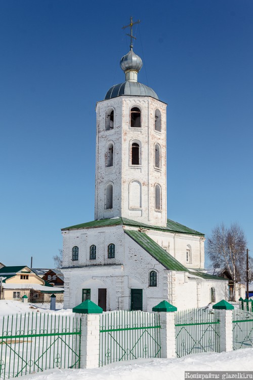 Церковь Иоанна Милостивого в колокольне собора Троицы Живоначальной, Цивильск (Цивильский район, Республика Чувашия). фасады, Колокольня (Пугачевская башня)