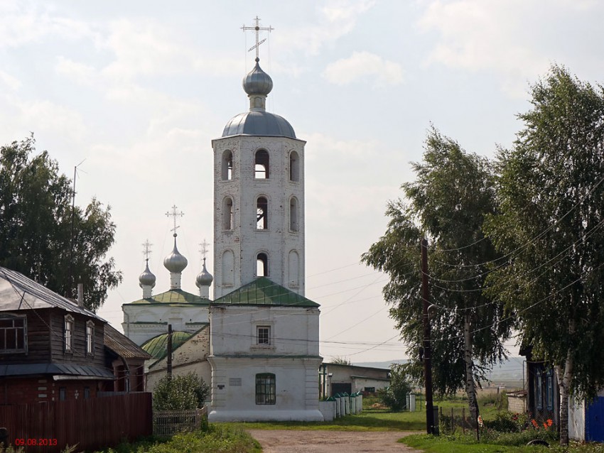 Церковь Иоанна Милостивого в колокольне собора Троицы Живоначальной, Цивильск (Цивильский район, Республика Чувашия). фасады