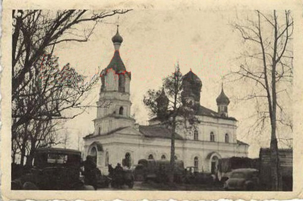Церковь Николая Чудотворца, Соловьёво (Старорусский район, Новгородская область). архивная фотография, Фото 1941 г. с аукциона e-bay.de