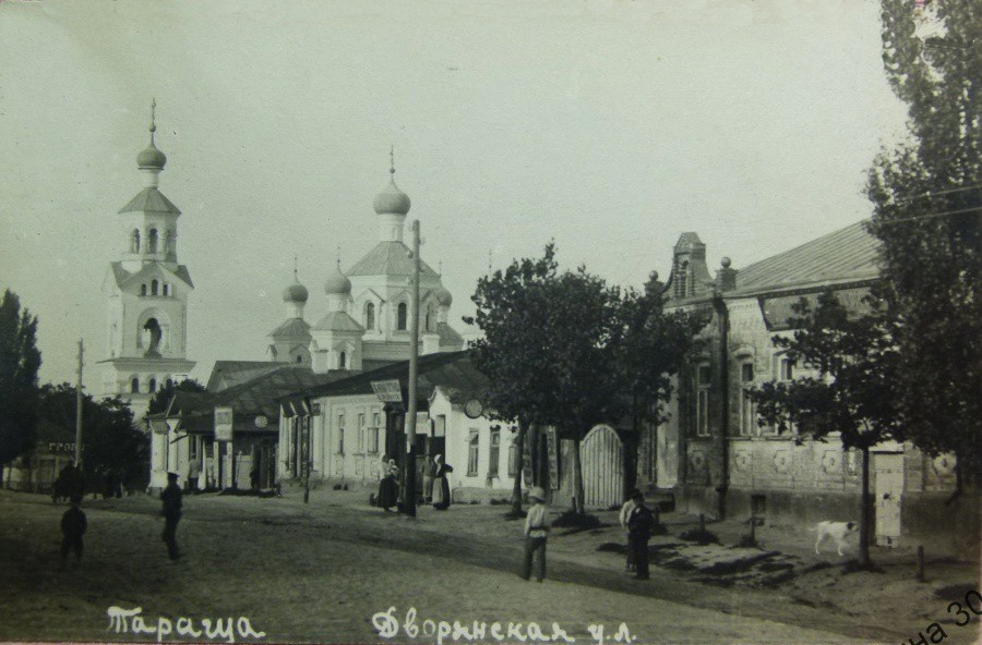 Собор Георгия Победоносца (новый), Тараща (Белоцерковский район, Украина, Киевская область). архивная фотография, Частная коллекция. Фото 1910-х годов