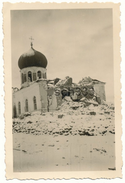 Филиппова Гора. Церковь Вознесения Господня. архивная фотография, Фото 1941 г. с аукциона e-bay.de