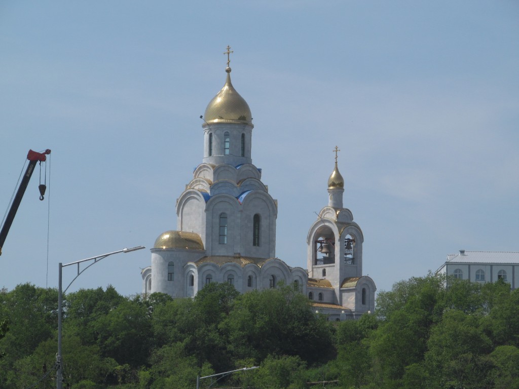 Петропавловск-Камчатский. Свято-Пантелеимонов мужской монастырь. Морской собор Михаила Архангела. фасады