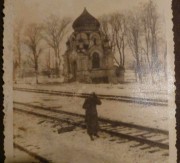 Неизвестная часовня при станции Свобода, Фото 1942 г. с аукциона e-bay.de<br>, Будановка, Золотухинский район, Курская область