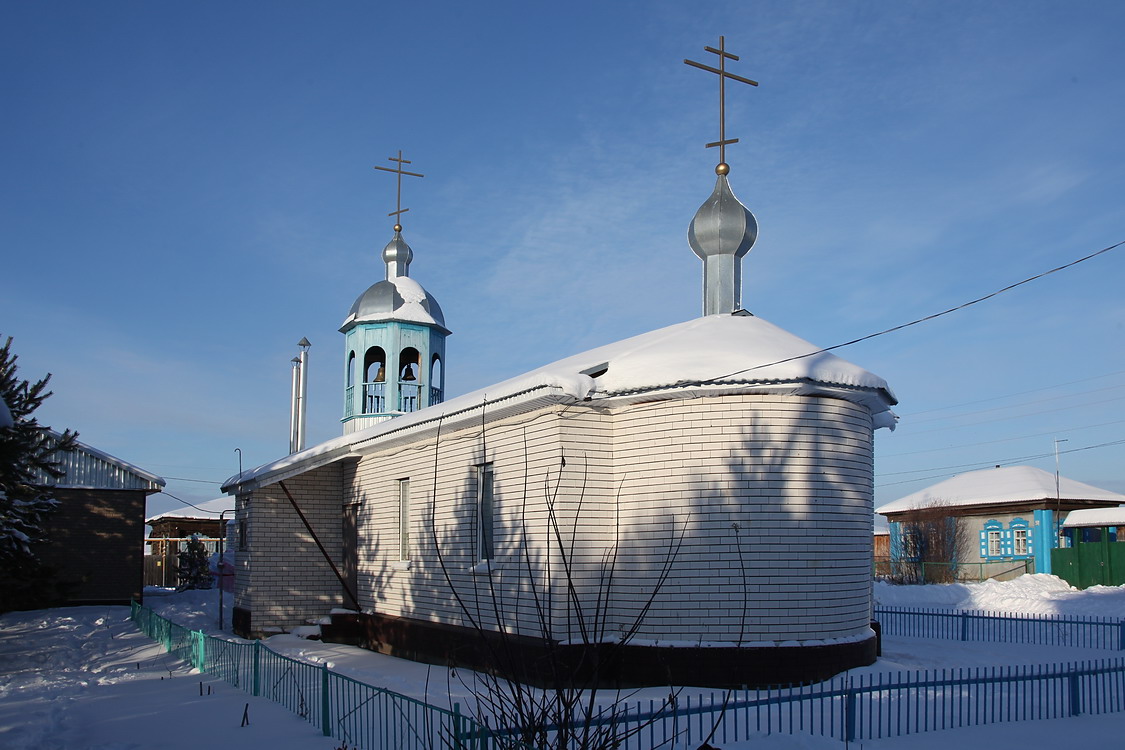 Церковь Вознесения Господня (новая), Красномыльское (Шадринский район и г. Шадринск, Курганская область). фасады, Вид с юго-востока