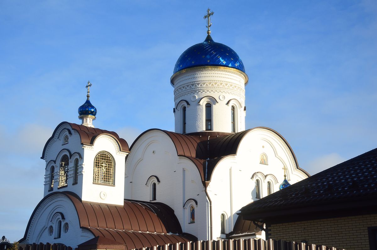 фасады. Церковь Иверской иконы Божией Матери, Кривское (Боровский район, Калужская область)