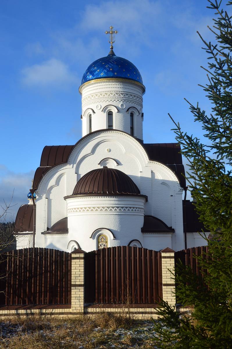фасады. Церковь Иверской иконы Божией Матери, Кривское (Боровский район, Калужская область)