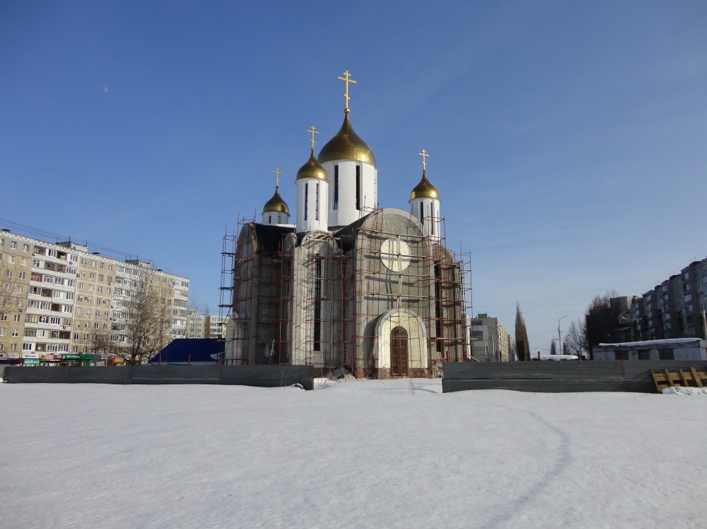 Уфа. Церковь Матроны Московской в Сипайлове (строящаяся). фасады
