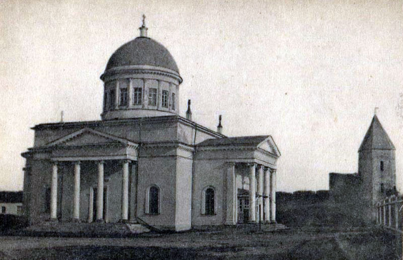 Псков. Кафедральный собор Благовещения Пресвятой Богородицы в Кроме. архивная фотография, Фото 1900-х гг.