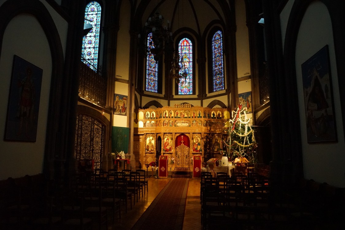 Страсбург. Церковь Рождества Иоанна Предтечи. интерьер и убранство