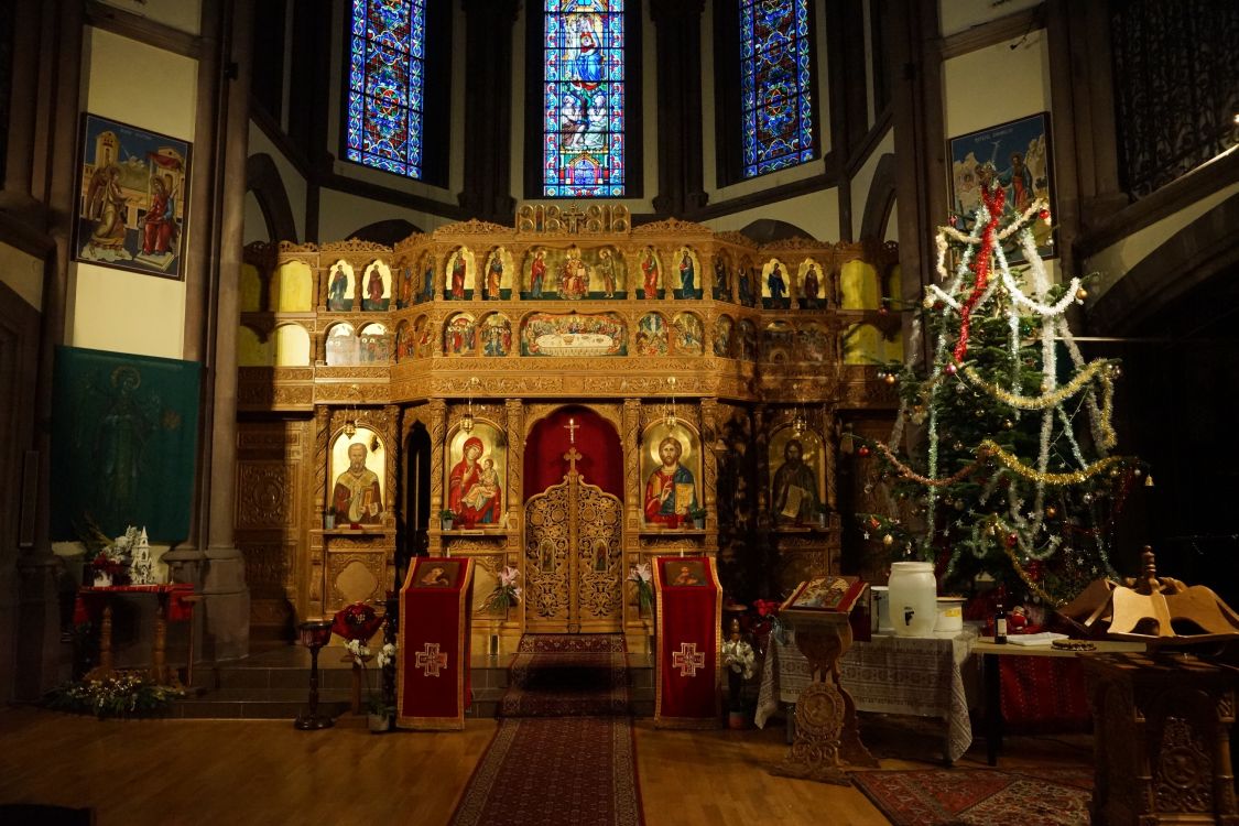 Страсбург. Церковь Рождества Иоанна Предтечи. интерьер и убранство