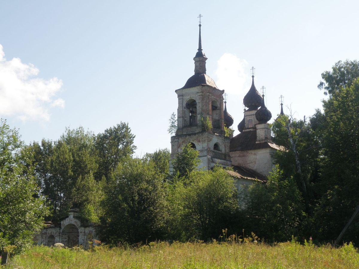 Церковь Воскресения Словущего, Васиковка (Парфеньевский район, Костромская область). фасады